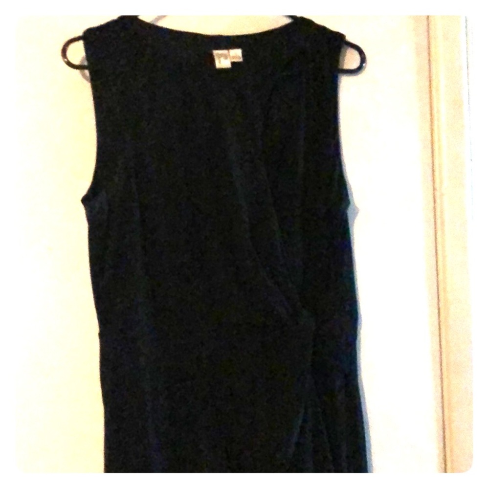 Long nice casual black dress, size L